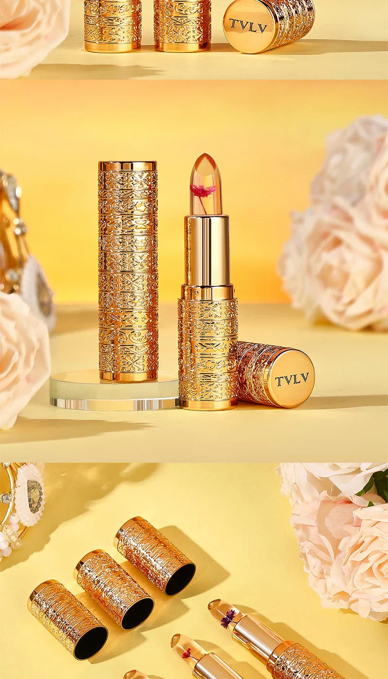 Crystal Color-changing Petal Lipstick for Women Moisturizes long-lasting and non-sticky cup lip balm Beauty Trend Shop