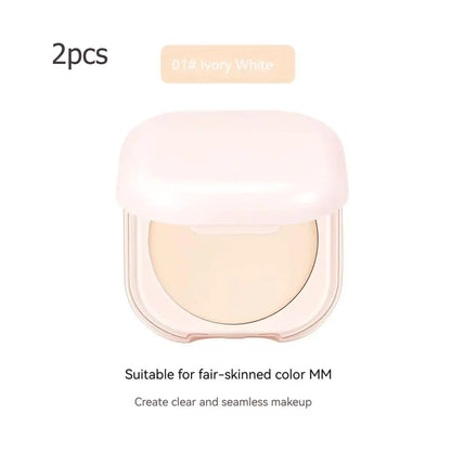 Setting Powder Oil Control Makeup Setting Brightening Skin Tone Setting Powder With Mirror Compact Portable Makeup Powder Beauty World Shop