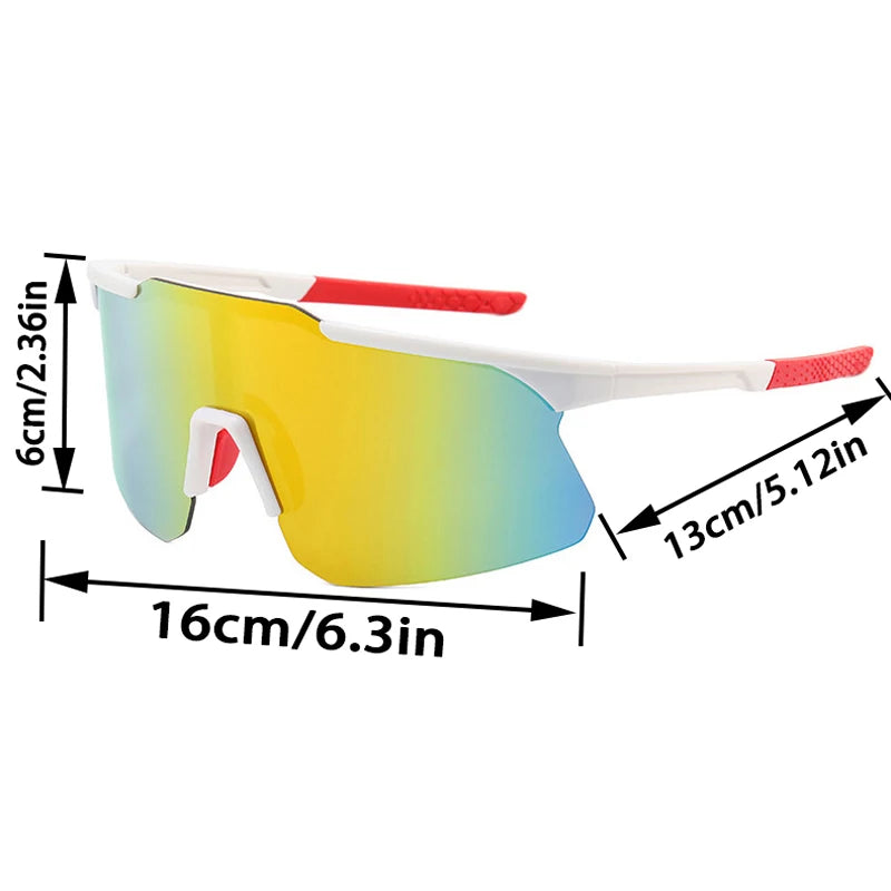 1/2/8pcsPolarized Cycling Sunglasses Outdoor Sport Cycling Riding Running Skiing Goggle Windproof Fishing Eyewear for Men Women Beauty World Shop