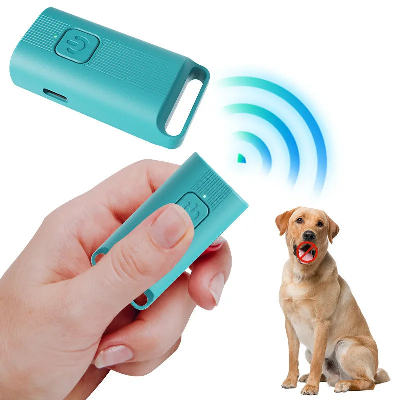 Ultrasonic Dog Repellent Handheld Anti-Barking And Luminous Ultrasonic Dog Repellent