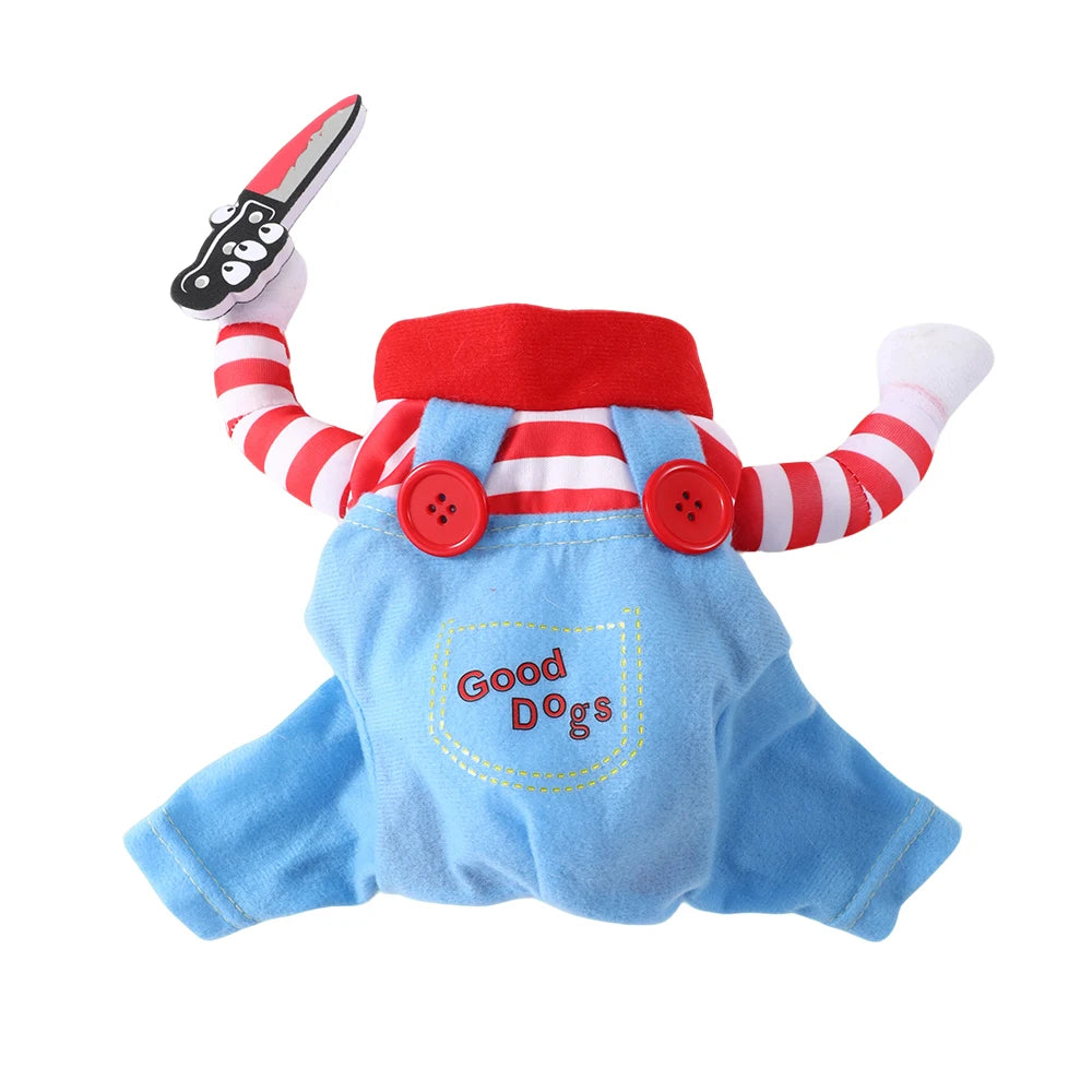 Funny Halloween Dog Costume For Small Medium Dogs Cats Adjustable Puppy Cosplay Party French Bulldog Chihuahua Pet Clothing Beauty World Shop