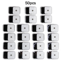 50pcs 4x4cm white
