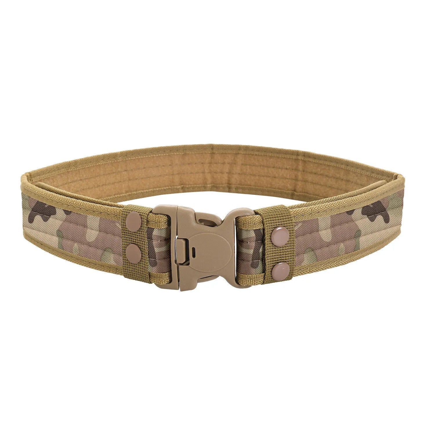 Men's Belt Outdoor Camouflage Tactical Belt Oxford Cloth Belt Mountaineering Belt Nylon Wide Waist Belt Work Belt Neutral Belts Beauty World Shop