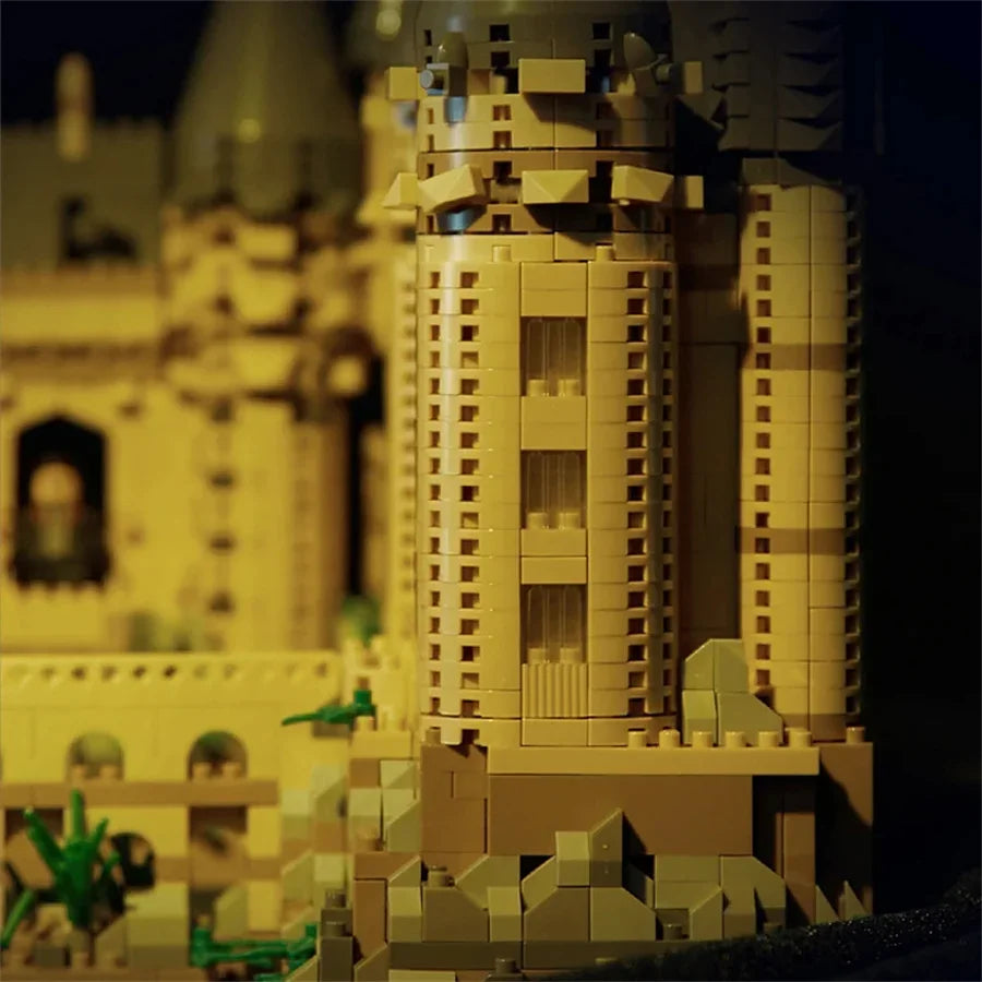 New Magic Hogwarts Castle Micro Building  Blocks Street View Architecture Creative MOC Model Kit  Kids Christmas Birthday Gifts Beauty World Shop