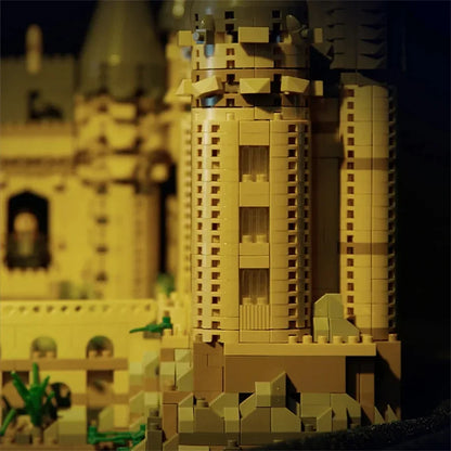 New Magic Hogwarts Castle Micro Building  Blocks Street View Architecture Creative MOC Model Kit  Kids Christmas Birthday Gifts Beauty World Shop