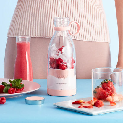HOMEFISH Electric Juicer Blender Usb Mini Fruit Mixers Fruit Extractors Food Milkshake Multifunction Juice Maker Machine Beauty World Shop