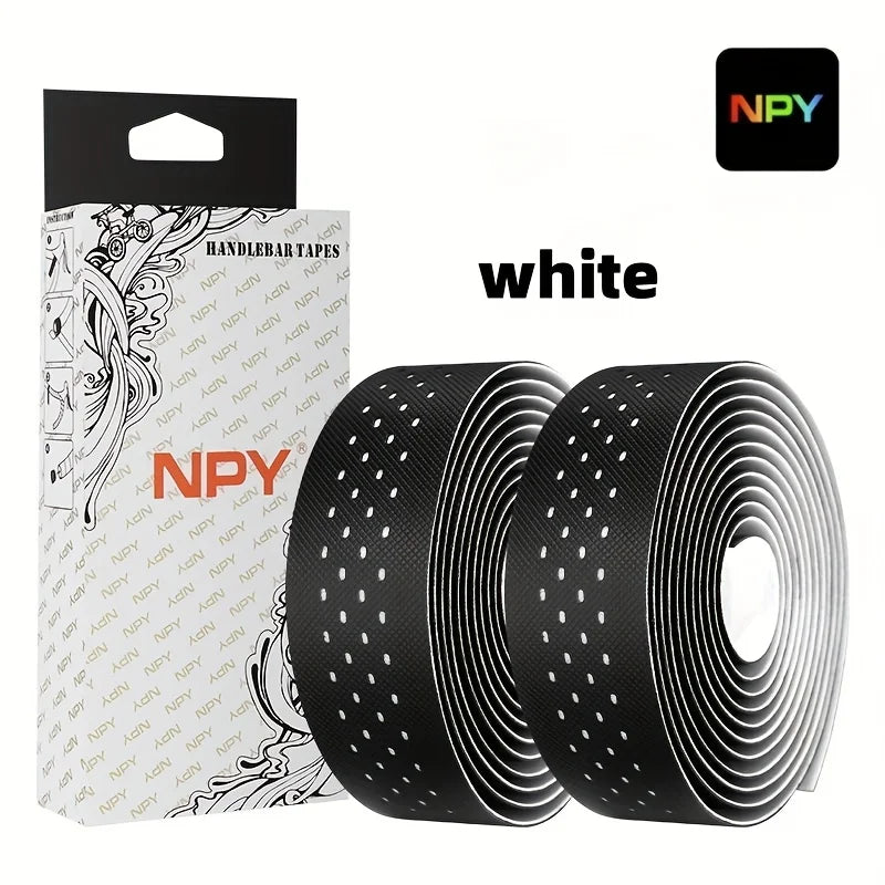 NPY2026 Road Bike Cycling Bar Colorful Tape Bicycle Handle Belt Cork EVA  Damping AntiVibration Tape Wrap With 2 Plug Fixed Gear Beauty World Shop