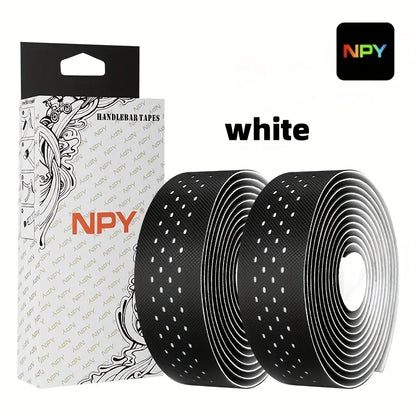 NPY2026 Road Bike Cycling Bar Colorful Tape Bicycle Handle Belt Cork EVA  Damping AntiVibration Tape Wrap With 2 Plug Fixed Gear Beauty World Shop
