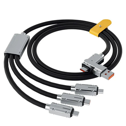 3 In 2 Type-C Mobile Phone Usb Fast Charging 66w Data Cable Suitable For iPhone Huawei OPPO Xiaomi Samsung Redmi Charging Cable Beauty World Shop