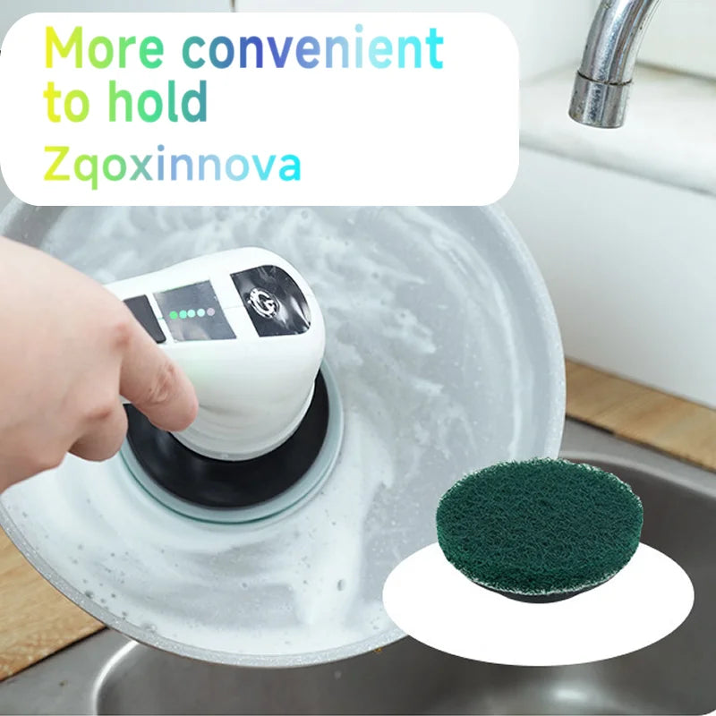 Household Cordless Multipurpose Spin Scrubber Kitchen Gadgets Hair Brushes Bathroom Broom Toilet Mops Electric Cleaning Brush