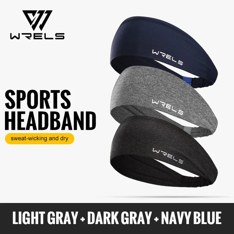 WRELS Sports Headbands Moisture Wicking Sweatbands for Running Breathable Headbands Elastic Non Slip Hairband for Women and Men Beauty World Shop