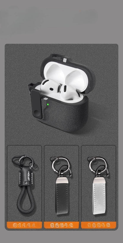 2025 Case For AirPods Pro 3 Magnetic Automatic Lock Cases Phone Stand Headphone Cover For AirPods Pro 3 Pro3 Fundas With Hook ﻿