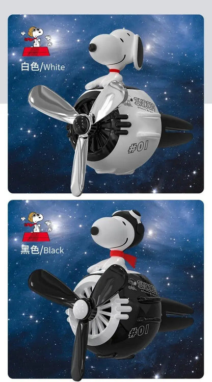 Snoopy Air Freshener Flying Propeller Pilot Series Car Accessories Anime Figures Aromatherapy Fragrance Diffuser Car Decor Gifts Beauty World Shop