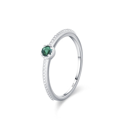 Ailmay 925 Sterling Silver Round Rainbow Zircon Rings For Women Wedding Engagement Party Colored Jewelry Beauty World Shop