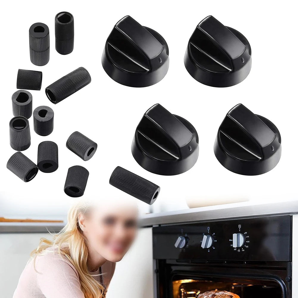 Control Knobs With Adapters Versatile Control Knobs Set Knobs & 12 PCS Adapters For Stoves & Ovens Control Knob Beauty World Shop