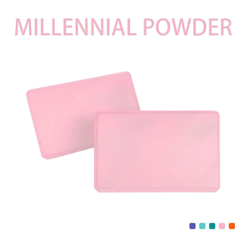 1pc High Density Yoga Foam Blocks Non-slip Solid Color Yoga Balance Fitness Dance Supplies For Yoga Pilates And Meditation Beauty World Shop