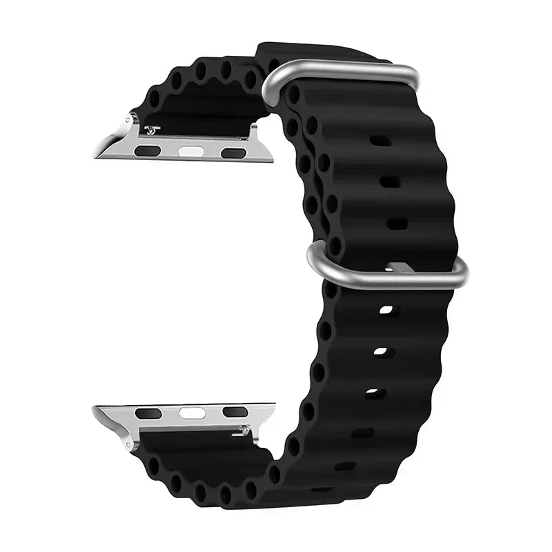 Strap For Apple watch ultra band 49mm 44mm 45mm 41mm 40mm 38mm 44 45 mm 1:1 Original Ocean belt iWatch series 9 10 8 7 se bands Beauty World Shop