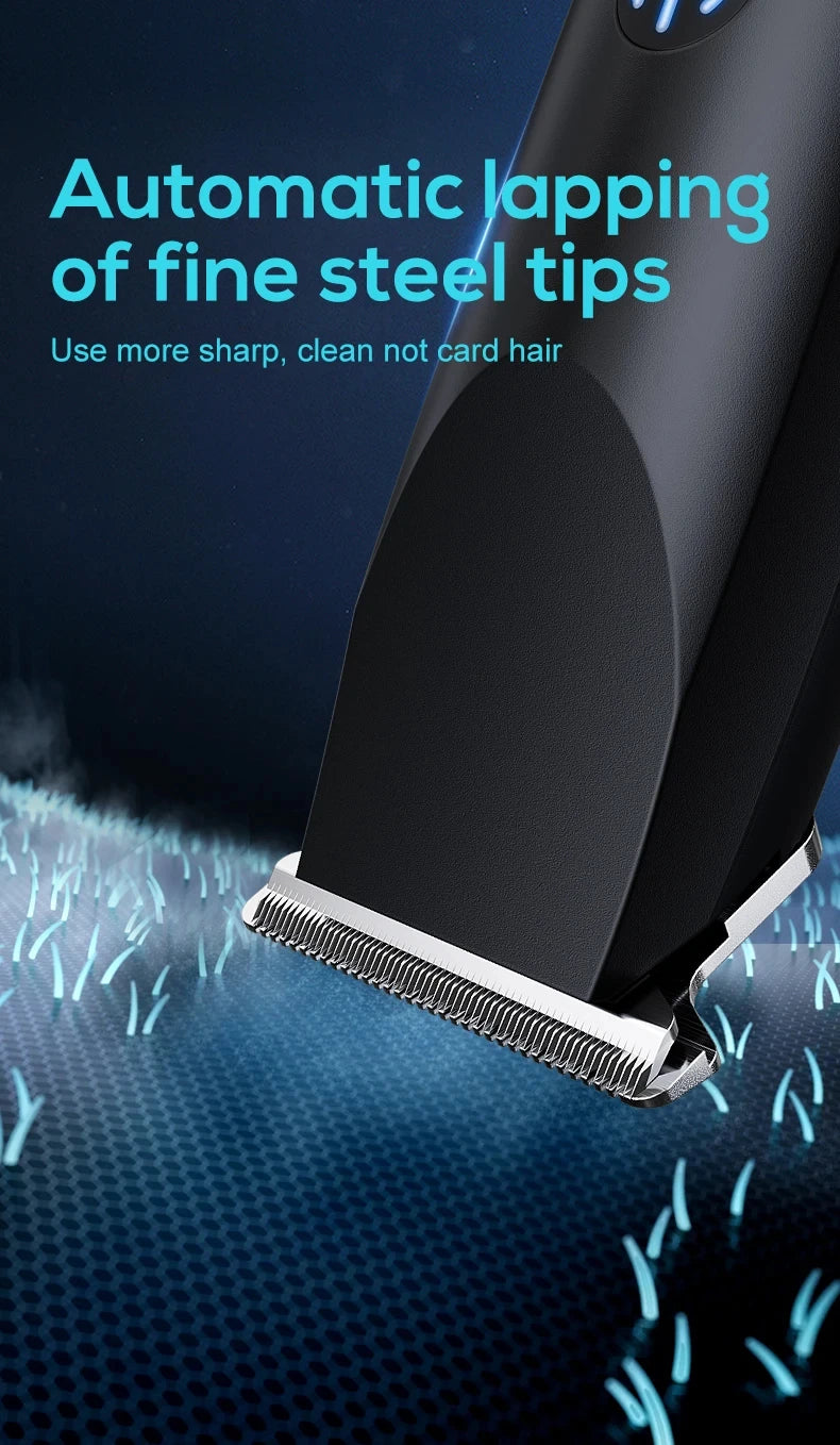 Design of adjustable cutter head with USB charging for electric hair clipper hair and beard trimming Beauty World Shop