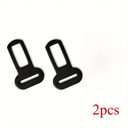 2/4 Pet Seat Belt Adapters - Car Metal Clips for Pet Leashes, Compatible with Truck & Car Seats Beauty World Shop