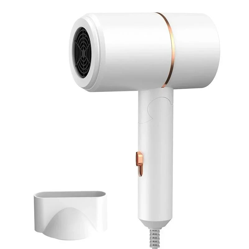 Folding Hairdryer High Power Negative Ion Hair Dryer Home Thermostatic Travel Portable Silent Hair Brush Dryer 2025 Beauty World Shop