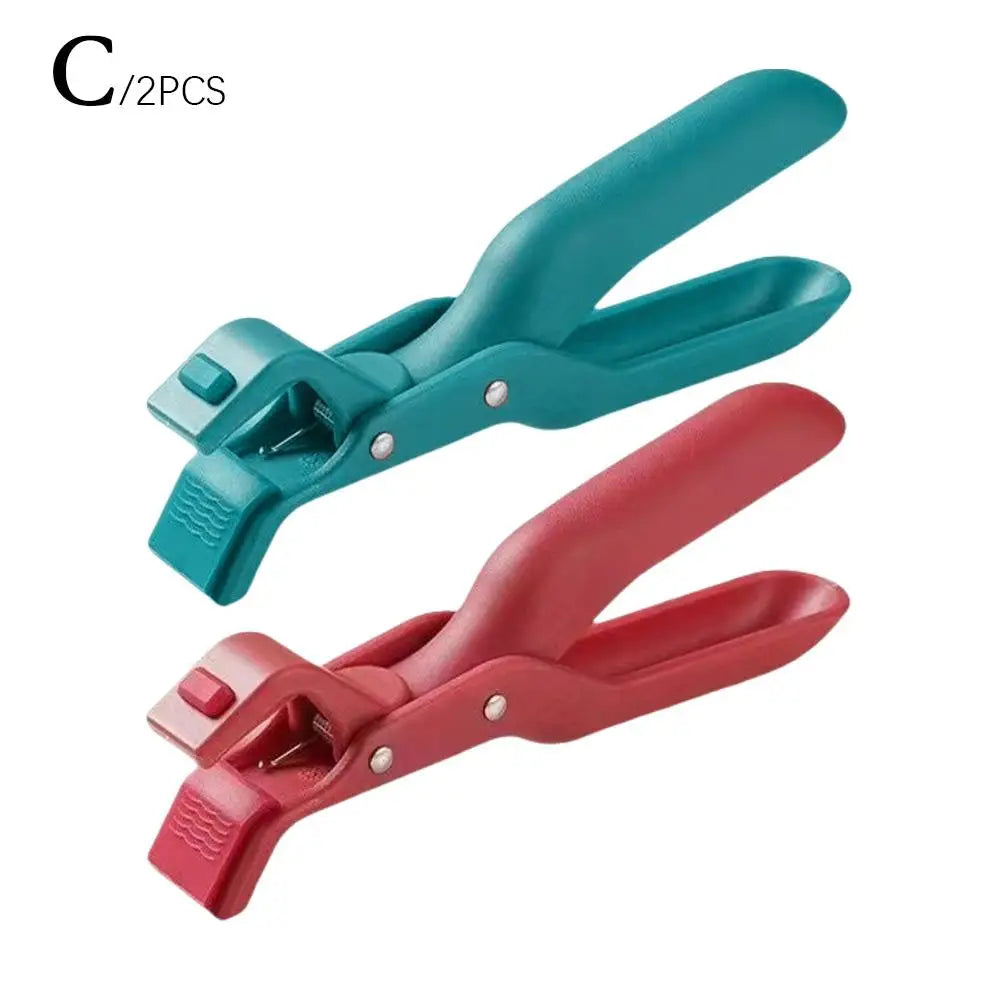 Anti-Scalding Dish Plate Gripper Clips Tongs Clamp Holder for Moving Hot Plate or Bowls Out from Pot Microwave Oven 1/2pcs Beauty World Shop