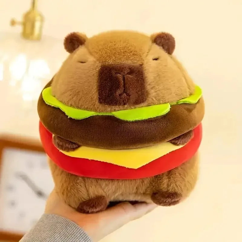23cm Capybara Plush Simulation Capibara Anime Fluffty Toy Cute Doll Stuffed Animals Soft Doll Plush Christmas Thanksgiving Gift Beauty Fashion