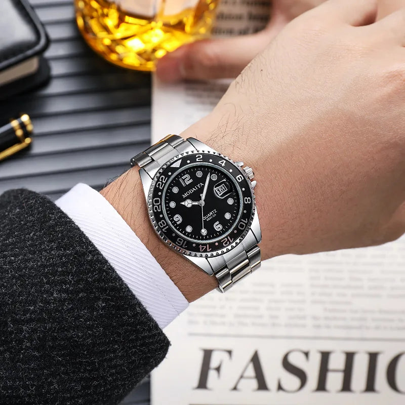 2025 Hot Sell Men Watch Sport Mens Watches Top Brand Luxury Military Full Steel Quartz Clock Men Relogio Masculino Beauty World Shop