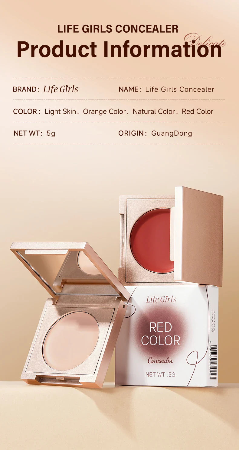 Life Girls Concealer Brightening and concealing, natural highlight, moisturizing, brightening and covering dark circles Beauty Trend Shop