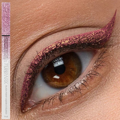 6 Color Diamond Shiny Eye Liner Eyeshadow Waterproof Quick-dry Silver Gold Metellic Pearlescent Liquid Eyeliner Makeup Gilfts Beauty Trend Shop