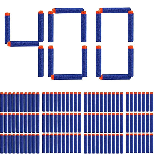 Blue Soft Hollow Hole Head Bullets 7.2cm For Nerf Refill Darts Toy Gun Bullets For Nerf Series Blasters Xmas Kid Children Gift Beauty Fashion