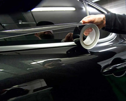 3/5/7/10CM Glossy Black Vinyl Stripes Chrome Delete Vinyl Window Trim Film For Car Interior Hood Roof Pillar Beauty World Shop