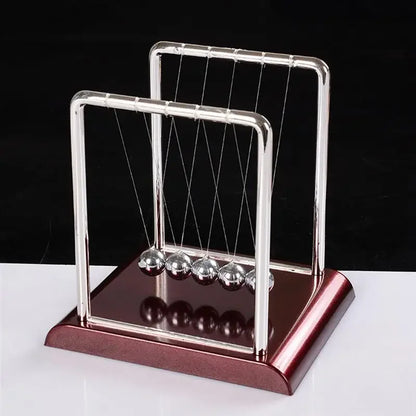 Newton Cradle Balance Steel Balls Perpetual Motion Collision Ball School Teaching Physics Science Pendulum Toy Home Decoration Beauty World Shop