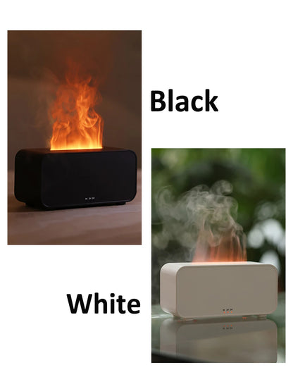 Air Aroma Humidifier Diffuser Essential Oils Humidifiers Mini Flame Automatic Fragrance Diffuser Home Humidifier With LED Light Beauty World Shop