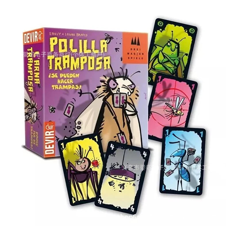 Mogel Motte Cheating Moth Card Game Devir-Game Moth Cheate /Royal Xiaoqiang Cheating Moth Beauty World Shop