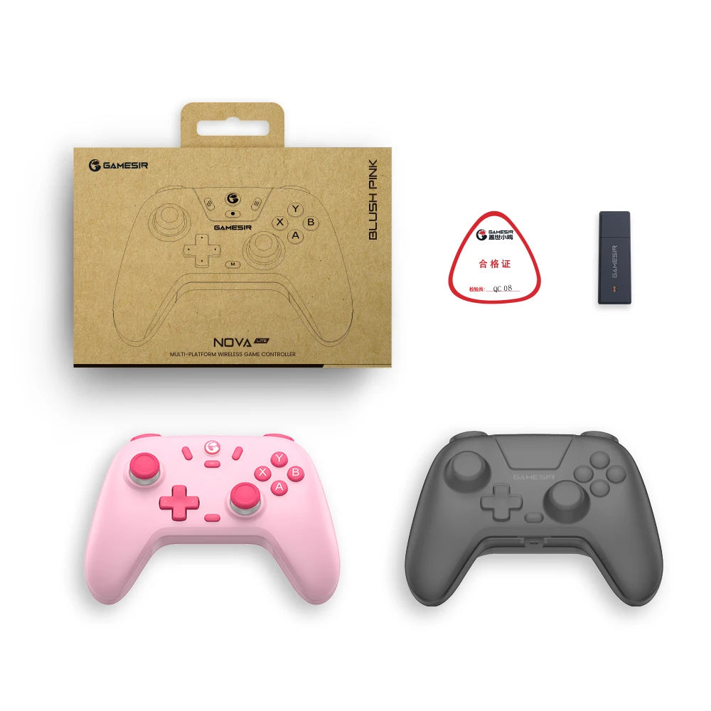 GameSir Nova Lite Wireless Gamepad Controller with Bluetooth, Dongle, Wired for Switch, Android, IOS, PC & Steam Games Beauty Fashion