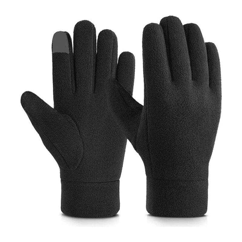 Warm Winter Gloves Polar Fleece Cold Weather Gloves Touch Screen Women and Men Thermal Gloves for Running Hiking Beauty World Shop