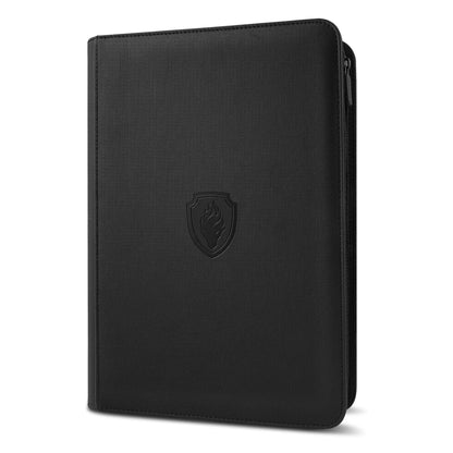 9 Pocket Zipper Card Binder, 360 Trading Card Holder Book, Premium PU Cover Zip Binder for Cards, Durable Side Loading Card Beauty World Shop