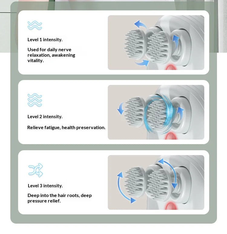 Deep Scalp Massager Head Cleaning Massager Also Suitable for Pets Electric Massage Tool Washable and Portable Beauty World Shop