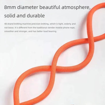 Mobile Phone Lanyard Crossbody Neck Carrying Outdoor Sturdy And Durable 8mm Thick Anti-lost Lanyard Beauty Trend Shop