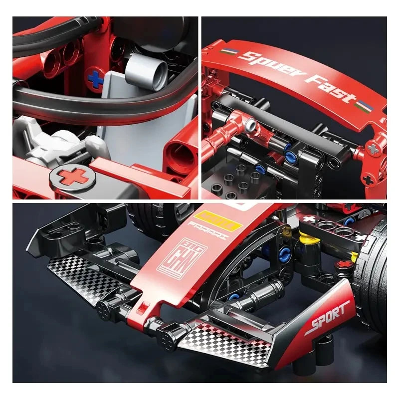 2025 Technical NEW F1 Racing Car Building Blocks Set MOC Model Kit DIY Assembly Bricks Creative Educational Toys For Children Beauty World Shop