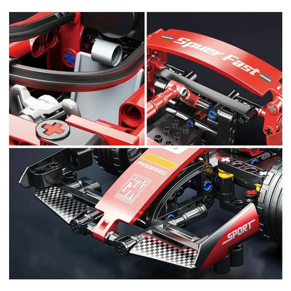 2025 Technical NEW F1 Racing Car Building Blocks Set MOC Model Kit DIY Assembly Bricks Creative Educational Toys For Children Beauty World Shop