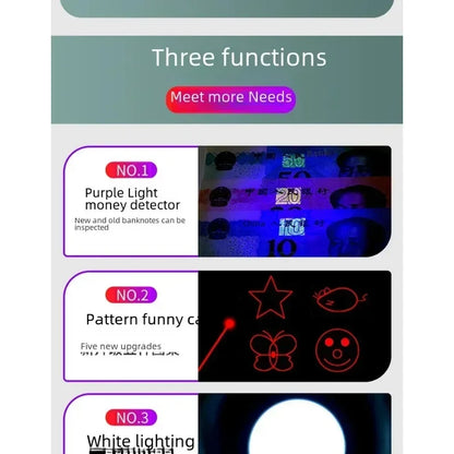 Enhanced Multifunctional Toy with USB Charging Infrared Laser Pattern Projection Interactive Cat Stick for Pet Activity Supplies Beauty World Shop