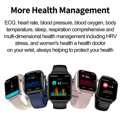 2025 New 24-Hour Health Monitoring Smart Watch Men Uric Acid Blood Lipids Heart Rate Bluetooth Call Smartwatch Women Beauty World Shop