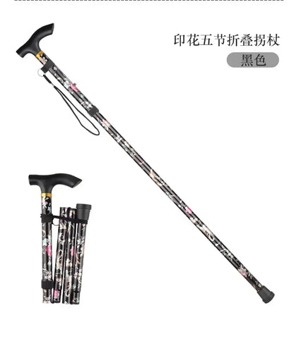 Outdoor Walking Sticks Hiking Camping Mountaineering Poles Telescopic Baton Trekking Poles Folding Cane Crutches Pole Unisex Beauty World Shop