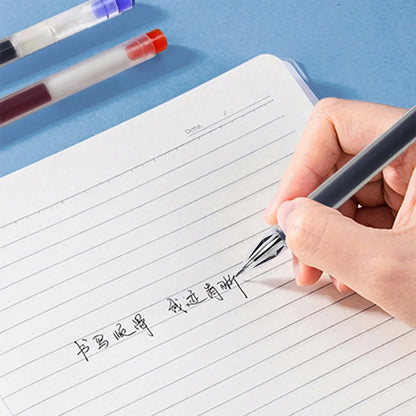 3pcs/mix Diamond tip Gel Pen Fine 0.38mm Large-capacity Black/Blue/Red ink Exam Signing Writing School Office Supplie Stationery Beauty World Shop