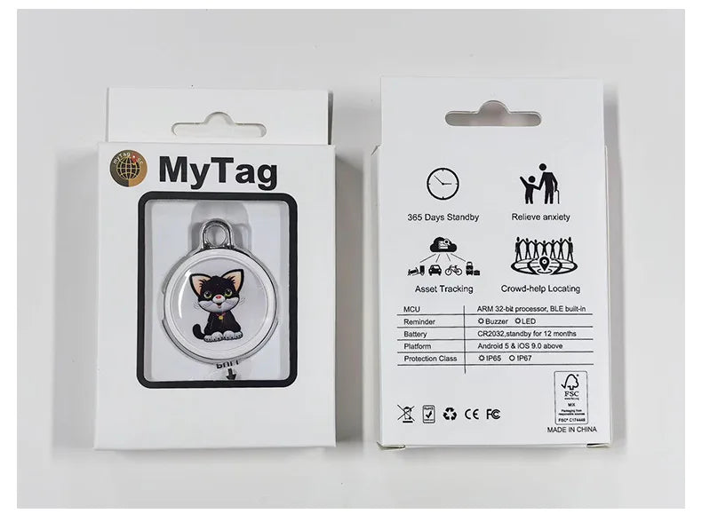 Pet Anti-Lost GPS Tracker Bluetooth-compatible Smart Wearable Waterproof Locator Real-time Tracking Dog Cat Collar Find Device