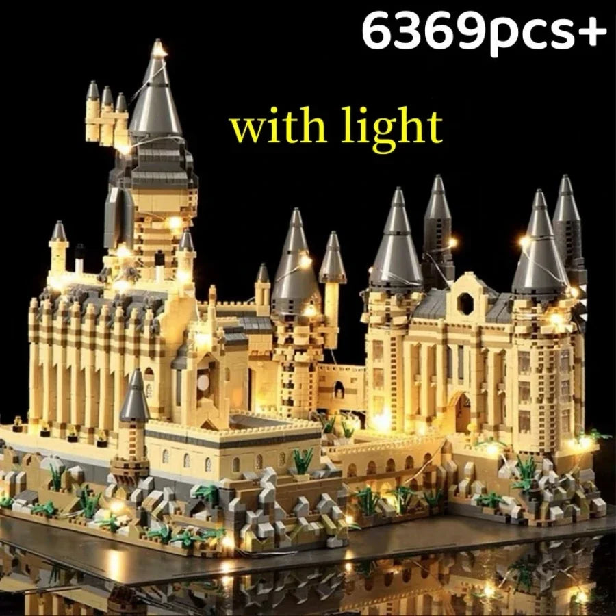 New Magic Hogwarts Castle Micro Building  Blocks Street View Architecture Creative MOC Model Kit  Kids Christmas Birthday Gifts Beauty World Shop