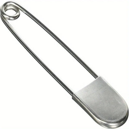 1pc Large Stainless Steel Safety Pin, Heavy Duty Oversize Pins for Laundry, Upholstery, Blankets, Quilting, Fashion Decor Beauty World Shop