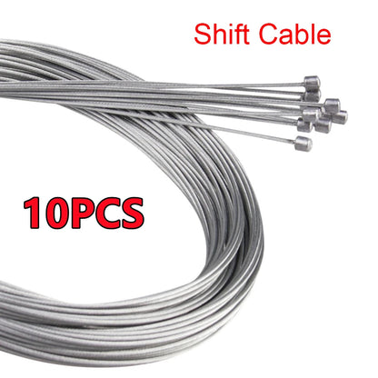 10/5/3/1PC 2M MTB Bicycle Brake Line Bicycle Speed Line Fixed Gear Shifter Gear Brake Cable Set Core Inner Wire MTB Road Bike Beauty World Shop