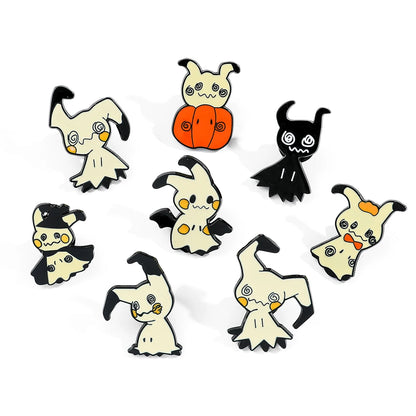 Pokemon Cartoon Metal Enamel Pins Brooch Cute Pikachu Badges Metal Denim Shirt Lapel Pin Jewelry Accessories Beauty World Shop